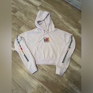 Vans cropped hoodie size xl